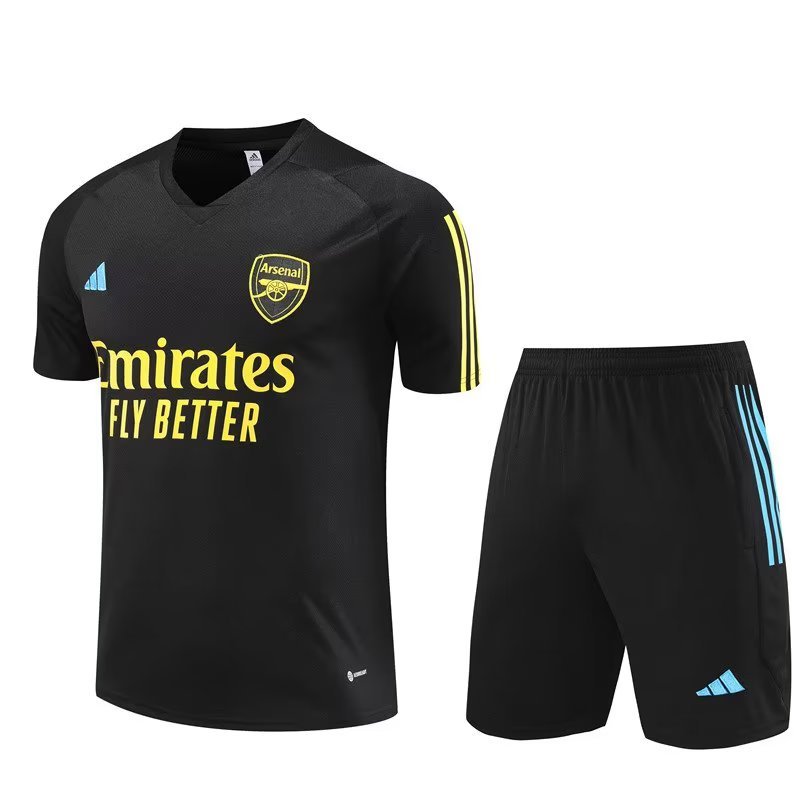 AAA Quality Arsenal 23/24 Black/Yellow Training Kit Jerseys
